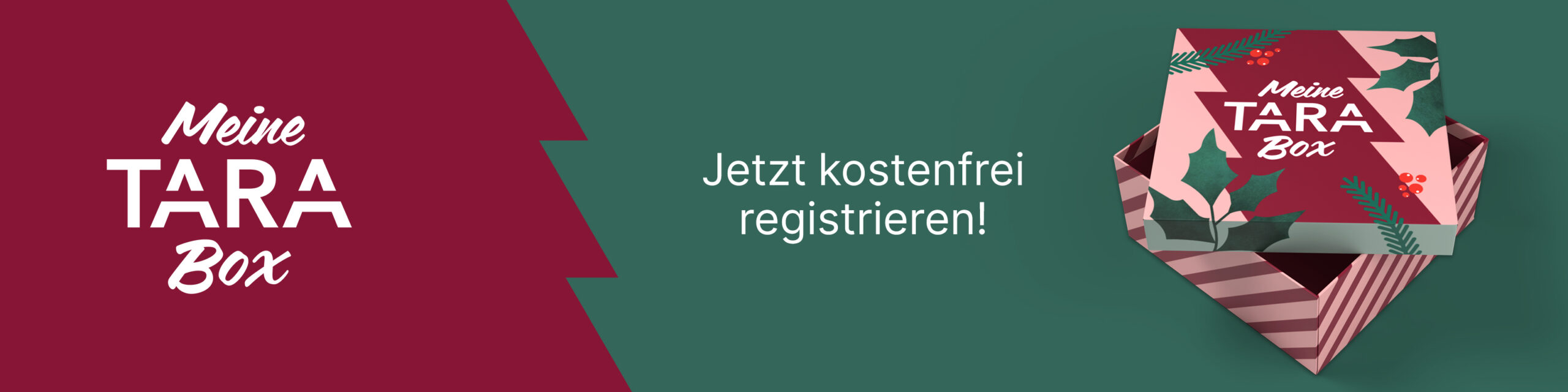 CTA zur Registrierung für die Meine TARA-Box