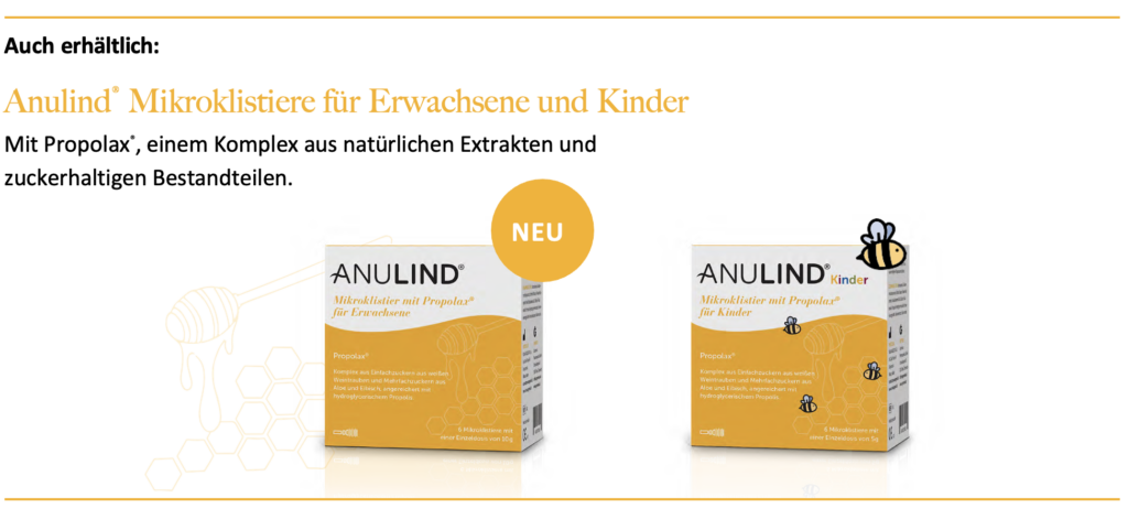 Produktabbildung Anulind Mikroklistiere Erwachsene Produktabbildung Anulind Mikroklistiere Kinder