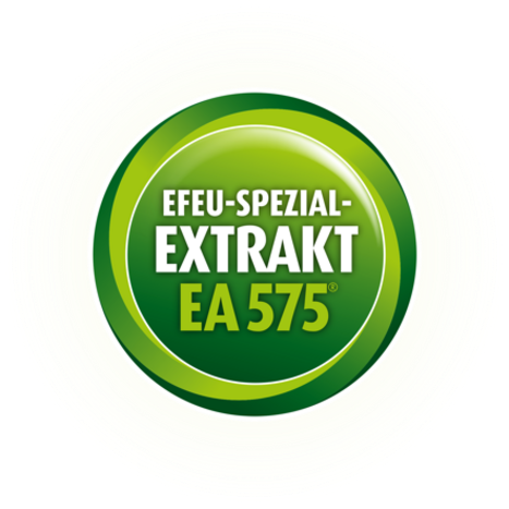 Grüner Icon in dem steht: EFEU-SPEZIAL-EXTRAKT EA575